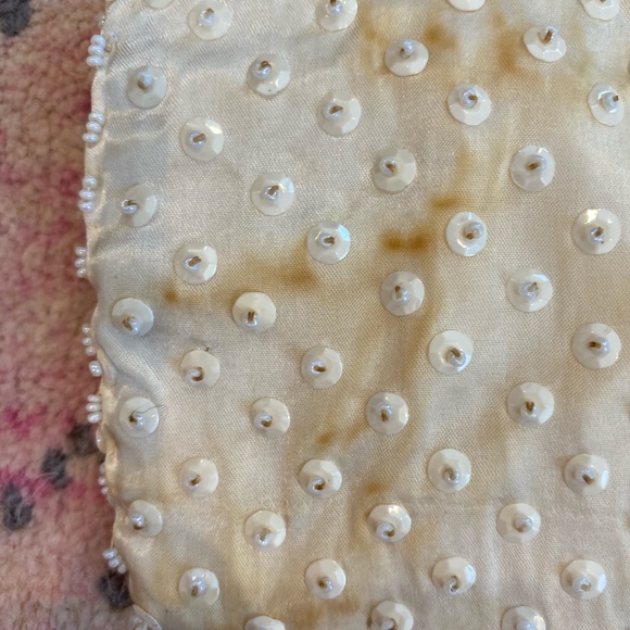 Vintage beaded evening clutch bag - Picture 7 of 9